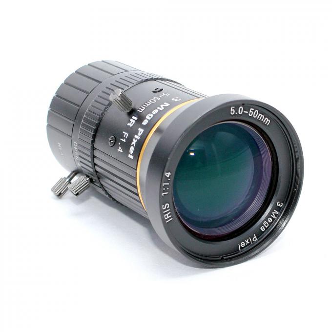 1/2.5'' HD 3.0Megapixel Manual F1.4 Iris 5-50mm Varifocal IR CCTV Lens CS For Bank Supermarket Road monitoring