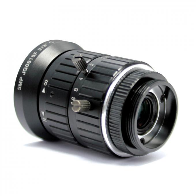 8mm C Mount lens 2/3" 5.0 Megapixel Manual Industrial lens For cctv ip camera box